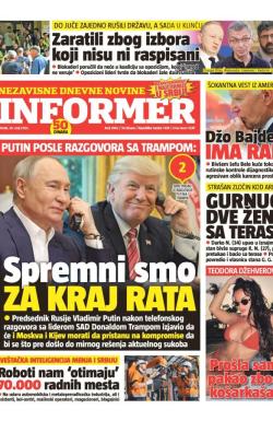 Informer - broj 3982, 20. maj 2025.