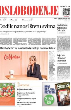 Oslobođenje - broj 27889, 18. apr 2025.