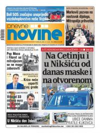 Dnevne novine - broj 2736, 20. jul 2020.