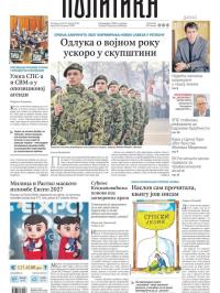 Politika - broj 40283, 30. jan 2026.