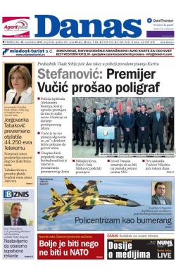 Danas - broj 6636, 30. nov 2015.