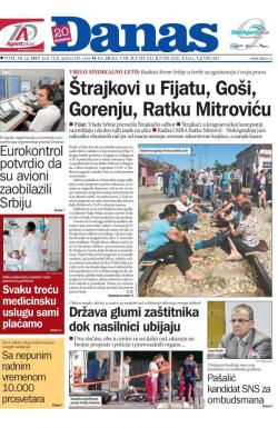 Danas - broj 7228, 14. jul 2017.