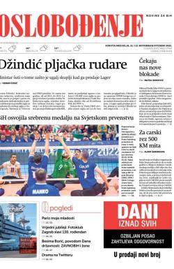 Oslobođenje - broj 27146, 12. nov 2022.