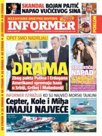 Informer - broj 1304, 11. avg 2016.