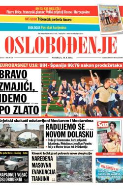 Oslobođenje - broj 24.684, 16. avg 2015.
