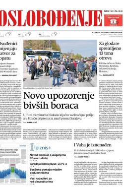 Oslobođenje - broj 25636, 10. apr 2018.