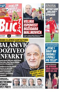 Blic - broj 8171, 16. nov 2019.