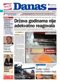 Danas - broj 6231, 21. okt 2014.