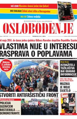 Oslobođenje - broj 24.481, 25. jan 2015.