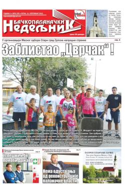 Nedeljne novine, B. Palanka - broj 259, 11. sep 2015.