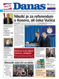 Danas - broj 6590, 15. okt 2015.