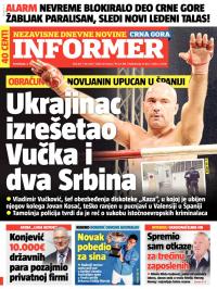 Informer CG - broj 837, 2. feb 2015.