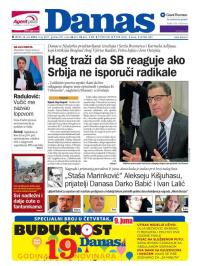 Danas - broj 6827, 8. jun 2016.