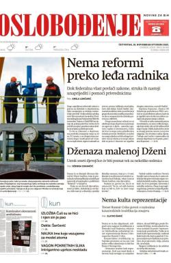 Oslobođenje - broj 26843, 18. nov 2021.