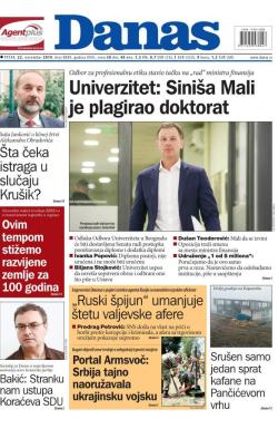 Danas - broj 8089, 22. nov 2019.