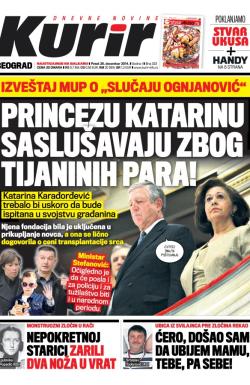 Kurir - broj 323, 26. dec 2014.