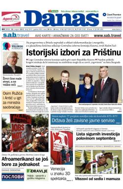 Danas - broj 5812, 28. avg 2013.
