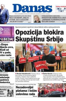 Danas - broj 9398, 5. sep 2023.