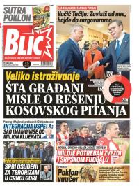 Blic - broj 7981, 10. maj 2019.