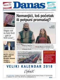 Danas - broj 7402, 4. jan 2018.