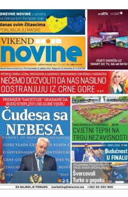 Dnevne novine - broj 2983, 8. maj 2021.