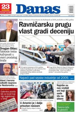 Danas - broj 8283, 3. jun 2020.