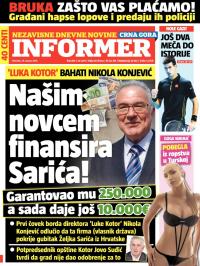 Informer CG - broj 834, 29. jan 2015.
