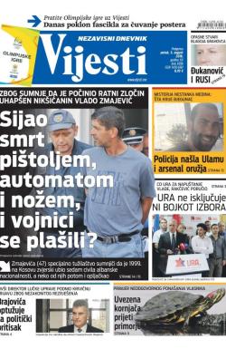 Vijesti - broj 6596, 5. avg 2016.