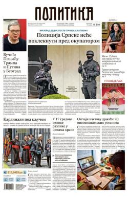 Politika - broj 40010, 25. apr 2025.