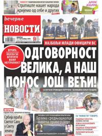 Večernje novosti - broj 3713, 13. sep 2020.
