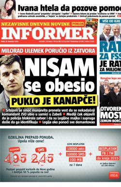 Informer - broj 803, 19. dec 2014.