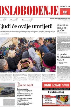 Oslobođenje - broj 26228, 4. dec 2019.