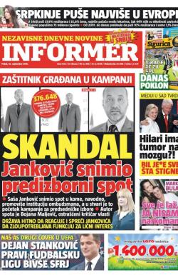 Informer - broj 1335, 16. sep 2016.