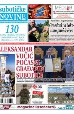 Nove Subotičke novine - broj 336, 8. sep 2023.