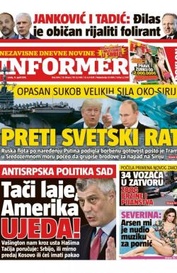 Informer - broj 1814, 11. apr 2018.