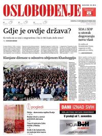Oslobođenje - broj 25854, 17. nov 2018.