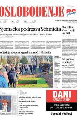 Oslobođenje - broj 27226, 16. feb 2023.