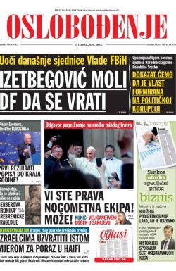 Oslobođenje - broj 24.616, 9. jun 2015.