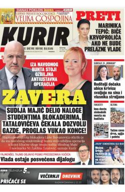 Kurir - broj 4130, 28. avg 2025.