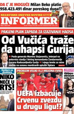 Informer - broj 858, 27. feb 2015.