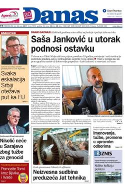 Danas - broj 7070, 6. feb 2017.