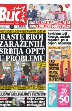 Blic - broj 8616, 23. feb 2021.