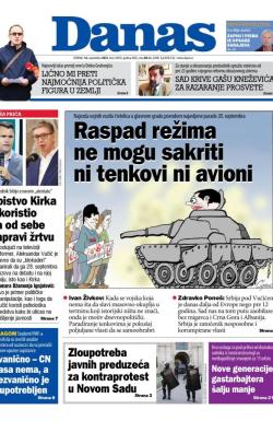 Danas - broj 10018, 16. sep 2025.