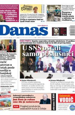Danas - broj 9438, 21. okt 2023.
