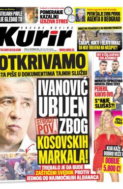 Kurir - broj 1654, 14. sep 2018.
