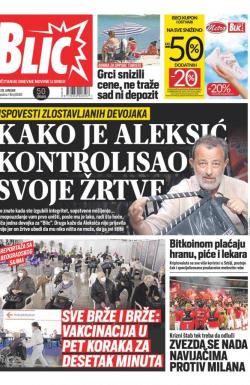 Blic - broj 8592, 29. jan 2021.