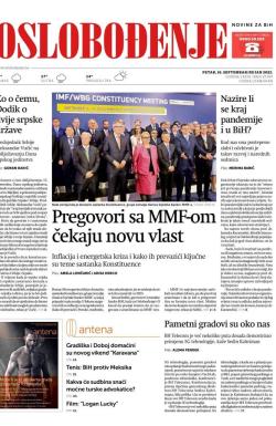 Oslobođenje - broj 27097, 16. sep 2022.
