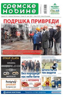 Sremske Novine - broj 3134, 24. mar 2021.