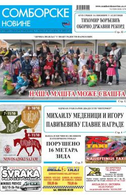 Somborske novine - broj 3198, 9. okt 2015.