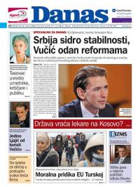 Danas - broj 6706, 8. feb 2016.